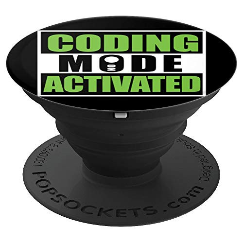 Best Cool Coding Mode Activated Urban Programmer Coding Gift PopSockets Grip and Stand for Phones and Tablets