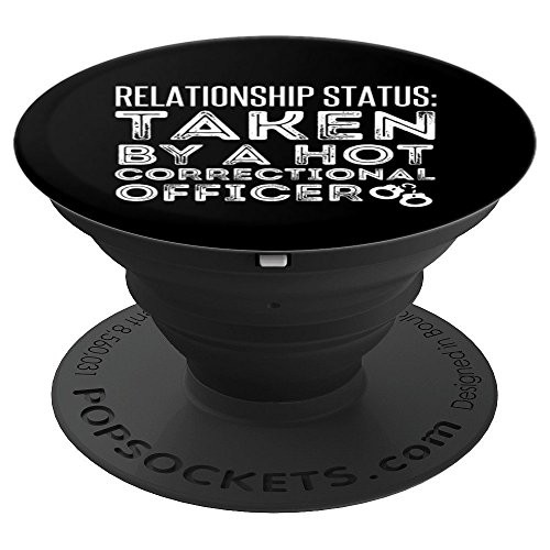 Funny Correctional Officer Boyfriend Girlfriend Husband Wife PopSockets Grip and Stand for Phones and Tablets