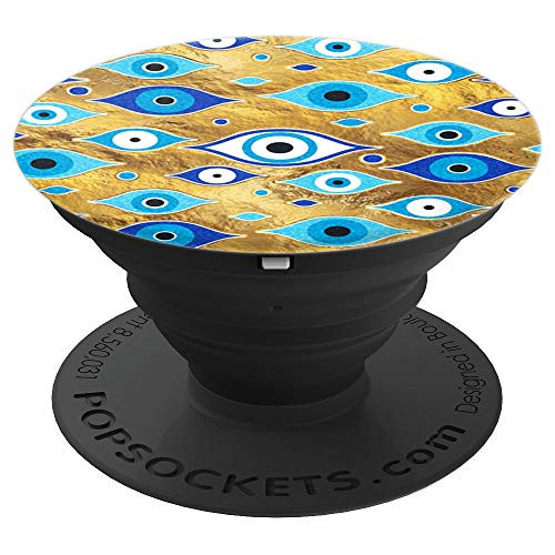 Greek Mati Mataki - Matiasma Evil Eye PopSockets Grip and Stand for Phones and Tablets
