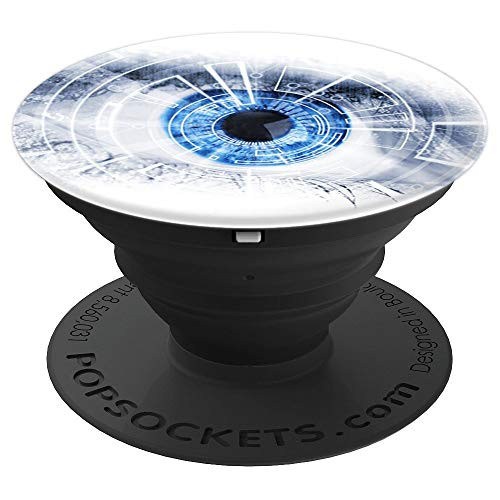 Techno Blue Eye PopSockets Grip and Stand for Phones and Tablets