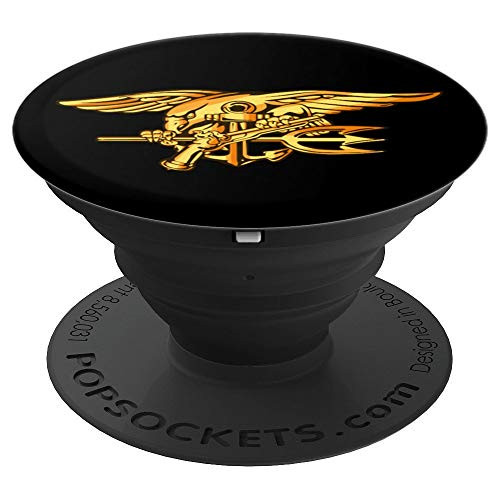 Special Warfare Insignia - Navy Seal Trident- SOCOM PopSockets Grip and Stand for Phones and Tablets