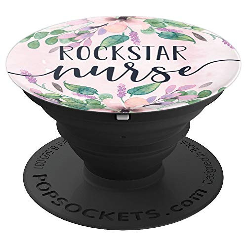 Rockstar Nurse - RN Nursing School Graduation Gift PopSockets Grip and Stand for Phones and Tablets Rockstar Nurse - RN Nursing School Graduation Gift PopSockets Grip and Stand for Phones and Tablets