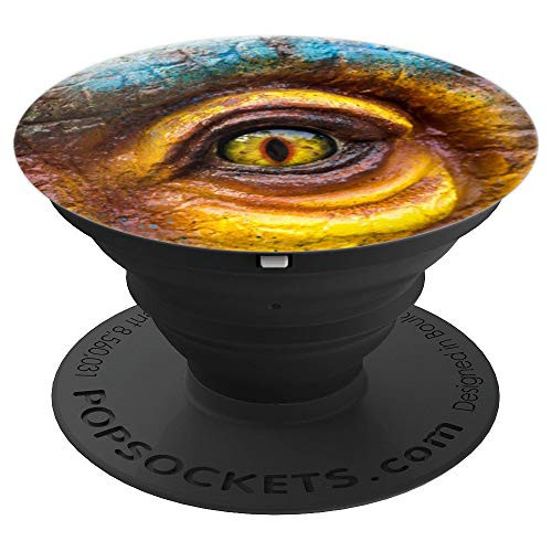 Dinosaur Eyeball T-Rex Raptor Scary Eye PopSockets Grip and Stand for Phones and Tablets Dinosaur Eyeball T-Rex Raptor Scary Eye PopSockets Grip and Stand for Phones and Tablets