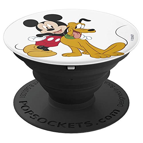 Disney Mickey And Friends Mickey & Pluto Portrait PopSockets Grip and Stand for Phones and Tablets