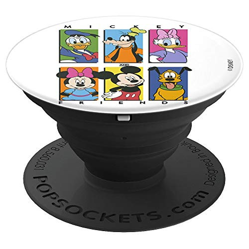 Disney Mickey And Friends Classic Panels PopSockets Grip and Stand for Phones and Tablets
