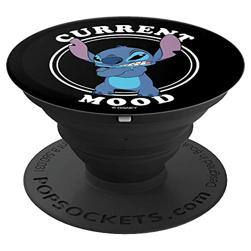 Disney Lilo and Stitch Angry Stitch Current Mood PopSockets Grip and Stand for Phones and Tablets
