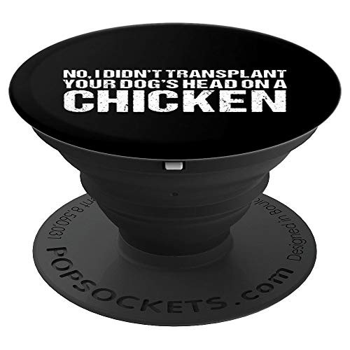 Dog Groomer Funny Chicken Pet Grooming Puppy Care Gift PopSockets Grip and Stand for Phones and Tablets