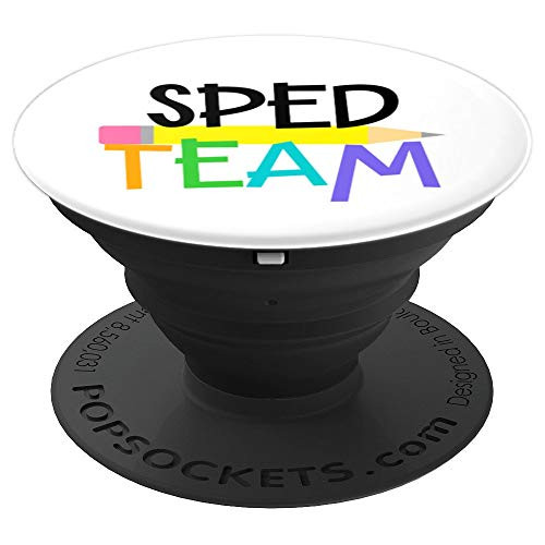 SPED Team Back to School Squad Group Gift Special Education PopSockets Grip and Stand for Phones and Tablets