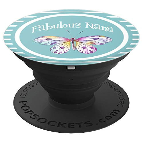 Fabulous Nana Gift Ideas - Whimsical Butterfly Best Nana PopSockets Grip and Stand for Phones and Tablets Fabulous Nana Gift Ideas - Whimsical Butterfly Best Nana PopSockets Grip and Stand for Phones and Tablets