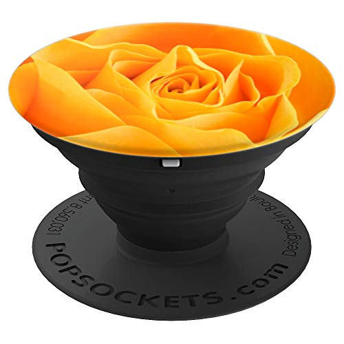Beautiful Spring Floral Yellow Rose Design PopSockets Grip and Stand for Phones and Tablets