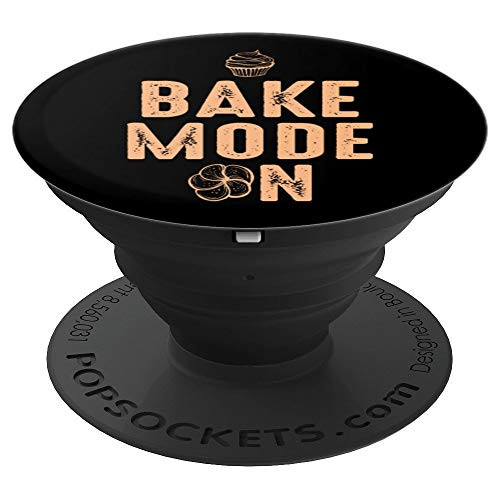 Funny Holiday Baking Gift for Baker - Bake Mode On PopSockets Grip and Stand for Phones and Tablets