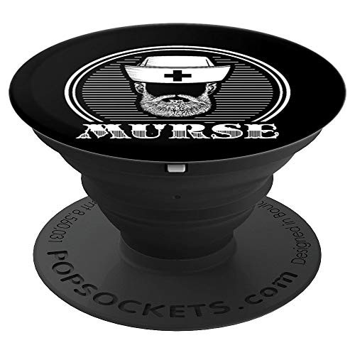 Funny Nursing Gift Murse RN Registered Nurse School for Men PopSockets Grip and Stand for Phones and Tablets Funny Nursing Gift Murse RN Registered Nurse School for Men PopSockets Grip and Stand for Phones and Tablets