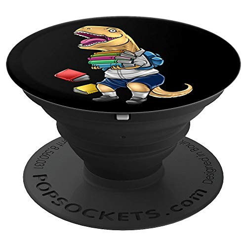 Dinosaur Student | Tyrannosaurus Rex In School Uniform PopSockets Grip and Stand for Phones and Tablets Dinosaur Student | Tyrannosaurus Rex In School Uniform PopSockets Grip and Stand for Phones and Tablets
