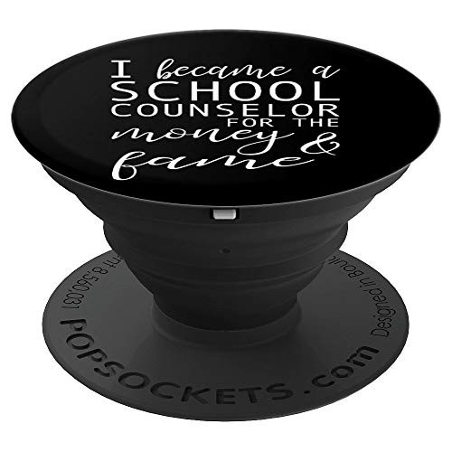 School Counselor Teacher Counseling Appreciation Gift PopSockets Grip and Stand for Phones and Tablets