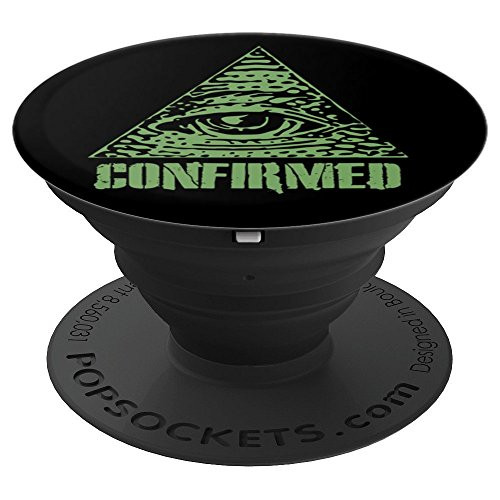 Illuminati Confirmed PopSocket Grip Third Eye Pyramid Truth PopSockets Grip and Stand for Phones and Tablets