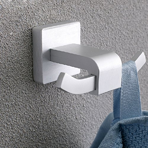 KES A4261 Bathroom Lavatory Wall Mount Single Coat and Robe Hook, SOLID Aluminum