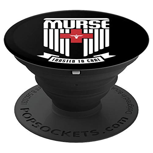 Murse Male Nurse Hero Shield Trusted To Care PopSockets Grip and Stand for Phones and Tablets Murse Male Nurse Hero Shield Trusted To Care PopSockets Grip and Stand for Phones and Tablets