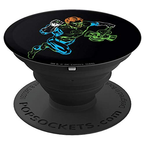 Green Lantern Neon Lantern PopSockets Grip and Stand for Phones and Tablets