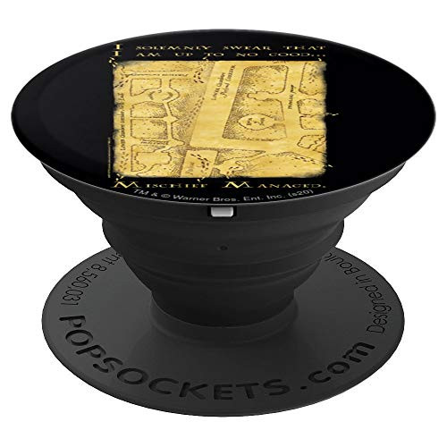 Harry Potter Marauder's Map Interior Words PopSockets Grip and Stand for Phones and Tablets