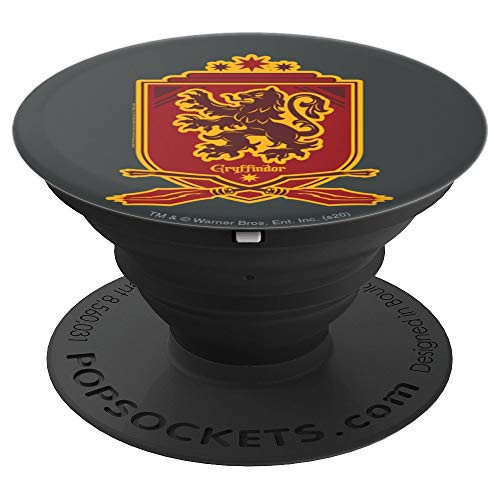 Harry Potter Gryffindor Broomstick Badger Logo PopSockets Grip and Stand for Phones and Tablets