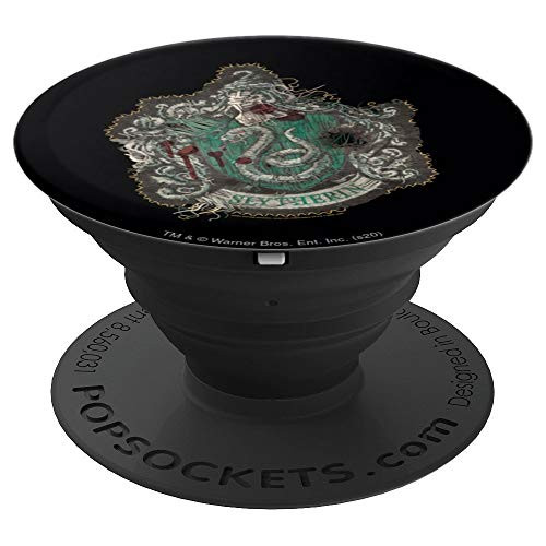 Harry Potter Slytherin Knitted Patch Damaged PopSockets Grip and Stand for Phones and Tablets