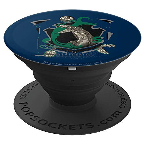 Harry Potter Slytherin Magicial Mischief Level Up Crest PopSockets Grip and Stand for Phones and Tablets
