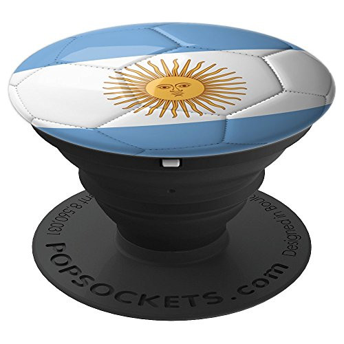 Argentina Soccer Flag Ball! Football Gift PopSockets Grip and Stand for Phones and Tablets