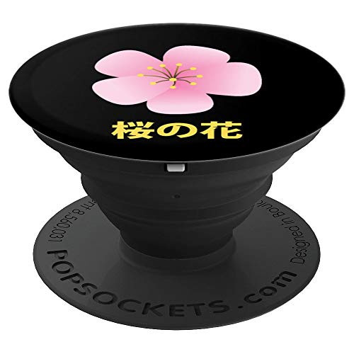 Japanese Cherry Blossom Japan Spring Flower Cute Sakura Gift PopSockets Grip and Stand for Phones and Tablets