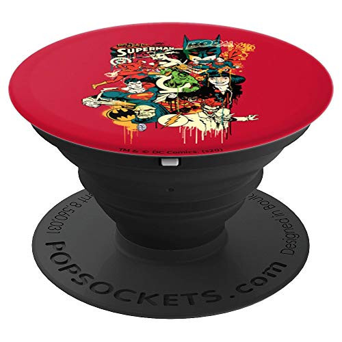 Justice League Dripping Characters PopSockets Grip and Stand for Phones and Tablets
