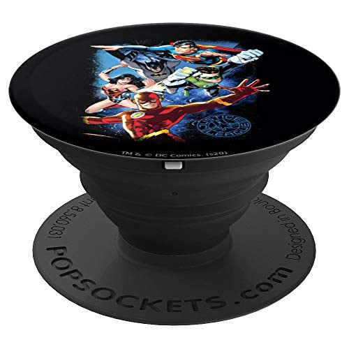 Justice League Galactic Attack Color PopSockets Grip and Stand for Phones and Tablets