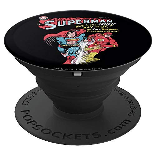 Justice League The Flash & Superman Fastest PopSockets Grip and Stand for Phones and Tablets