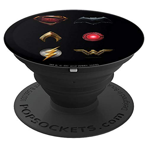 Justice League Movie Logos PopSockets Grip and Stand for Phones and Tablets Justice League Movie Logos PopSockets Grip and Stand for Phones and Tablets