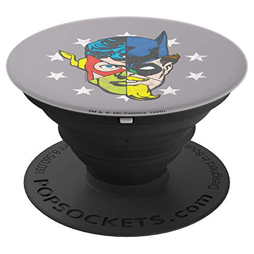 Justice League Face Off PopSockets Grip and Stand for Phones and Tablets