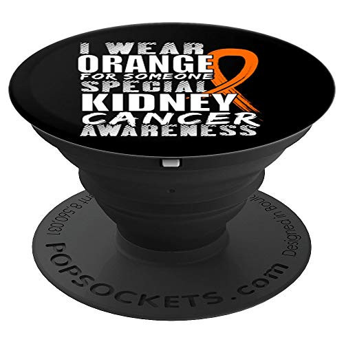 Wear for Someone Special Kidney Cancer Awareness Ribbon PopSockets Grip and Stand for Phones and Tablets Wear for Someone Special Kidney Cancer Awareness Ribbon PopSockets Grip and Stand for Phones and Tablets