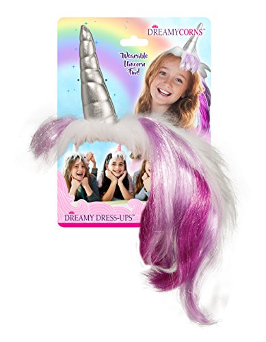 Douglas Cuddle Toys Silver Corn Purple Mane