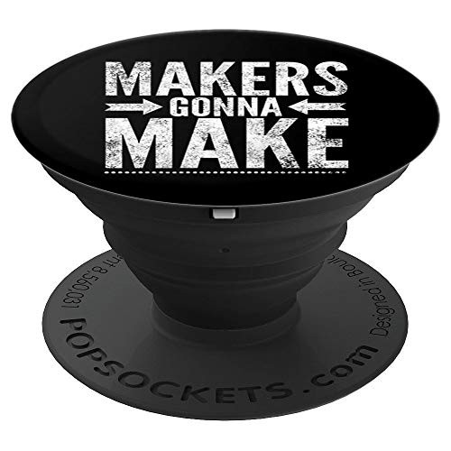Funny DIY Builder Inventor Creative Gift For Maker PopSockets Grip and Stand for Phones and Tablets