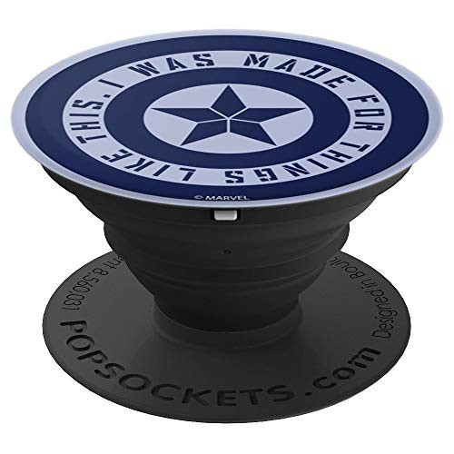 Marvel Avengers Endgame Captain America Quote PopSockets Grip and Stand for Phones and Tablets