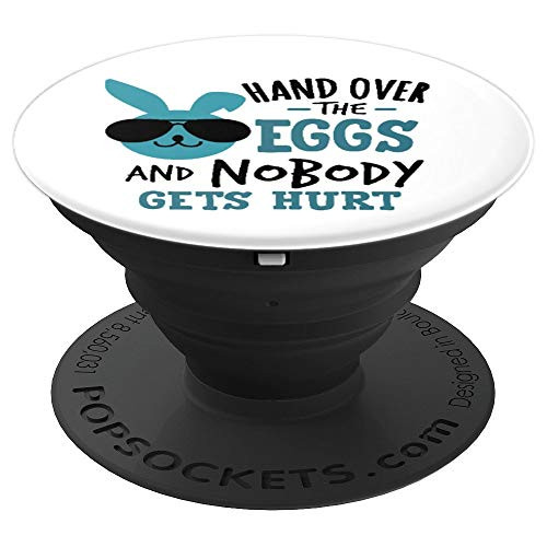 Cute for Sunday School Egg Hunt Hand Over Eggs Easter Bunny PopSockets Grip and Stand for Phones and Tablets