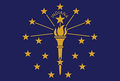 Toland Home Garden Indiana State Flag 12.5 x 18-Inch Decorative USA-Produced Garden Flag Toland Home Garden Indiana State Flag 12.5 x 18-Inch Decorative USA-Produced Garden Flag