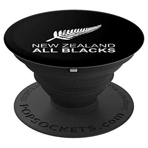New Zealand Fern AB Rugby Fan (distressed) PopSockets Grip and Stand for Phones and Tablets