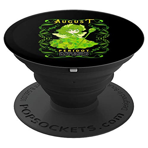 Peridots Birthstone August Birth Month PopSockets Grip and Stand for Phones and Tablets