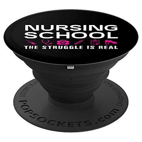 Nursing School Gift Struggle Is Real Nurse RN Student PopSockets Grip and Stand for Phones and Tablets Nursing School Gift Struggle Is Real Nurse RN Student PopSockets Grip and Stand for Phones and Tablets