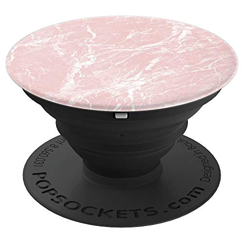 Pink Marble Stone Texture PopSockets Grip and Stand for Phones and Tablets