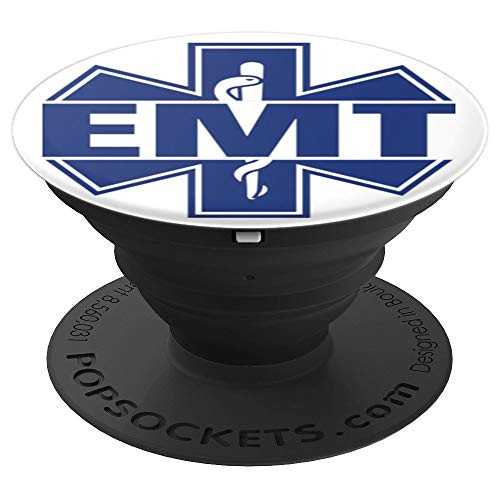 EMT Pop Sockets - Emergency Medical Care Safety Responder PopSockets Grip and Stand for Phones and Tablets