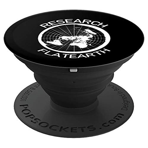 Research Flat Earth PopSockets Grip and Stand for Phones and Tablets
