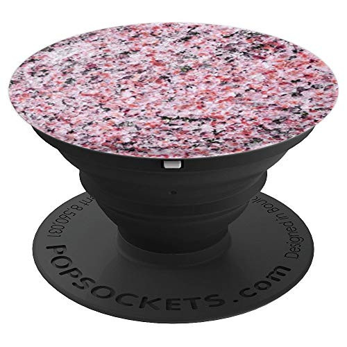 Rose Granite Rock Rose Marble Pink Stones Pattern Phone Grip PopSockets Grip and Stand for Phones and Tablets