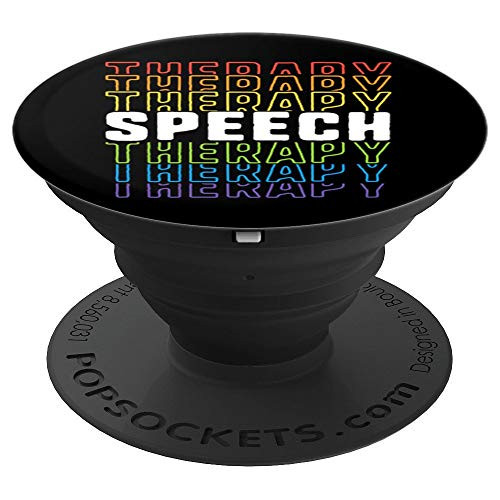 Speech Therapy School Therapist SLP Language Pathologist PopSockets Grip and Stand for Phones and Tablets