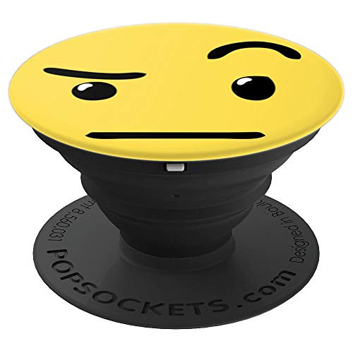 Raised Eyebrow Skeptic Unsure Emojis - Emoticon Smiley Face PopSockets Grip and Stand for Phones and Tablets Raised Eyebrow Skeptic Unsure Emojis - Emoticon Smiley Face PopSockets Grip and Stand for Phones and Tablets