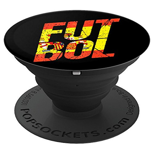 Futbol Spain Spanish Flag Soccer PopSockets Grip and Stand for Phones and Tablets Futbol Spain Spanish Flag Soccer PopSockets Grip and Stand for Phones and Tablets