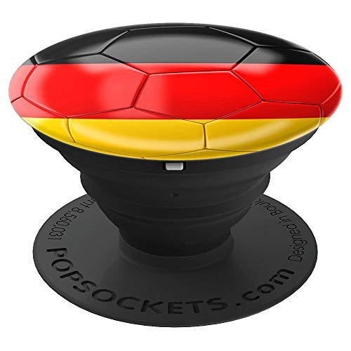 Germany Soccer Team Ball Flag PopSockets Grip and Stand for Phones and Tablets Germany Soccer Team Ball Flag PopSockets Grip and Stand for Phones and Tablets
